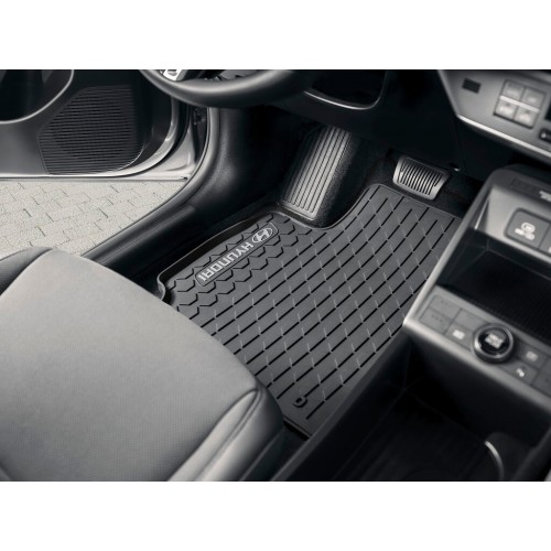 Hyundai Kona gumiszőnyeg 2023-tól, 4db-os gyári gumiszőnyeg, Hybridhez