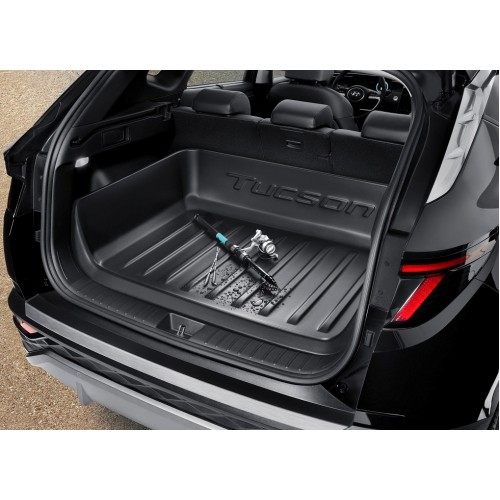 Hyundai Tucson csomagtértálca gyári 2021-től, Extra magas peremmel