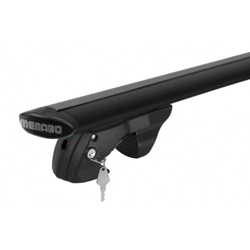 Tetőcsomagtartó Toyota Highlander 2000-2008-ig, tetőkorlátos, alu. black